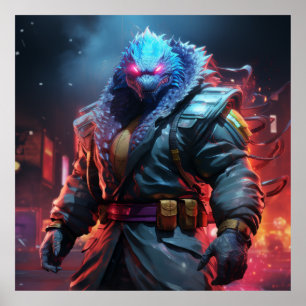 Póster Godzilla como Pos de Selección de Personajes de Co