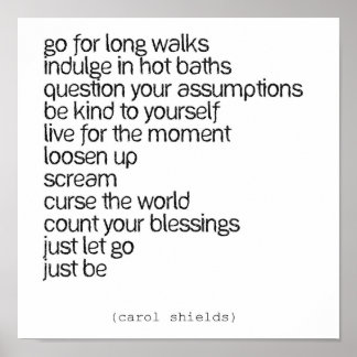 Póster Gof For Long Walks