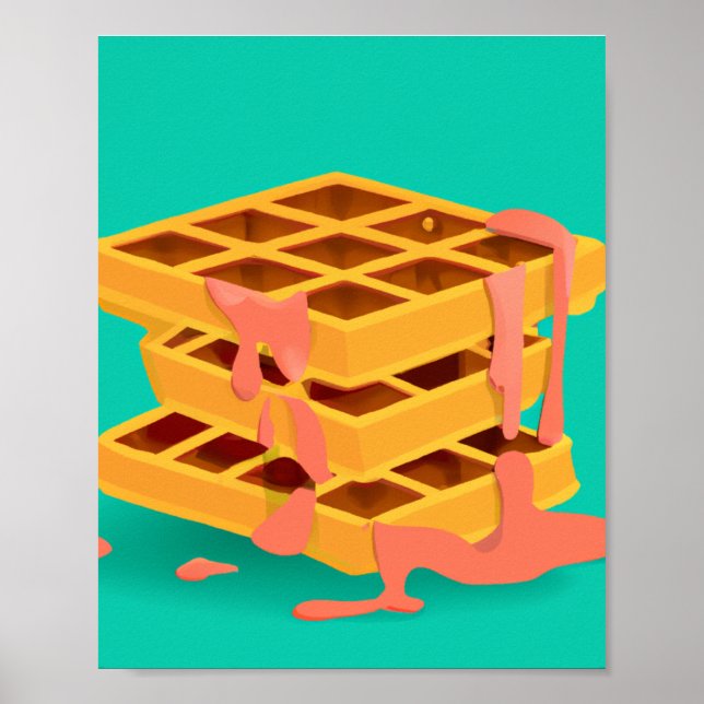 Póster gofres > crepes (Frente)