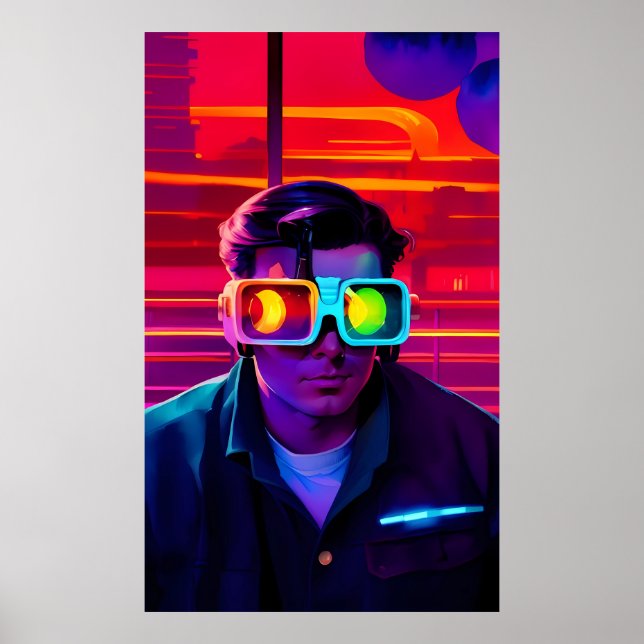 Póster Goggles de amor - Ken Gage Art (Frente)