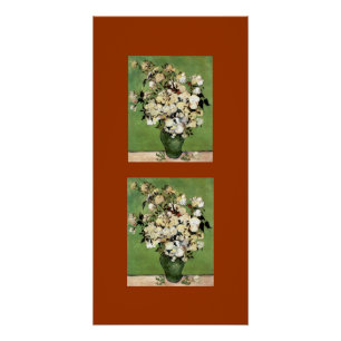 Póster Gogh Un Jarrón De Rosas 1890 Flores Floraciones