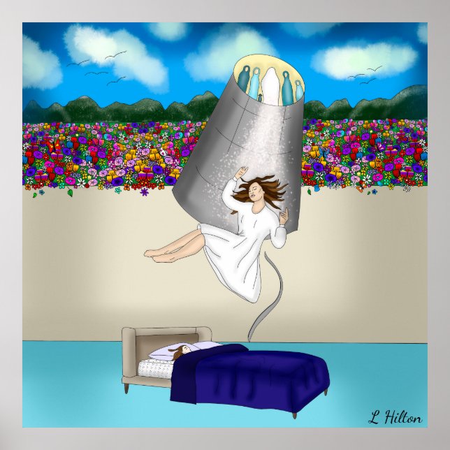 Póster Going into the Tunnel | NDE Experience Art (Frente)