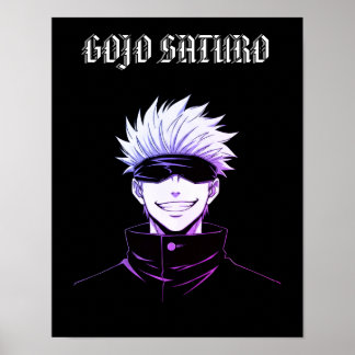 Póster Gojo Saturo Anime