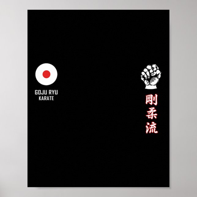 Póster Goju Ryu Karate (Frente)