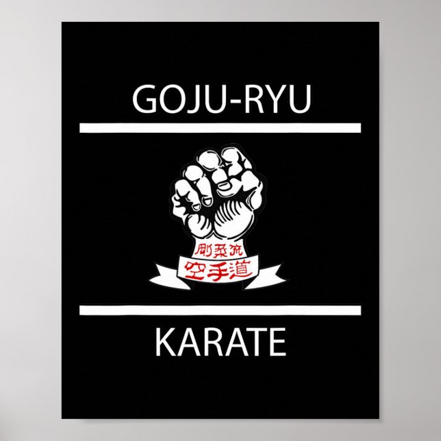 Póster Goju-ryu Karate (Frente)