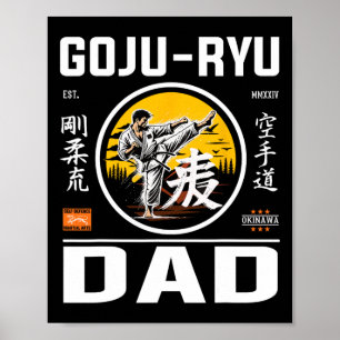 Póster Goju-ryu Karate Dad Para Noches Con Karate Pion