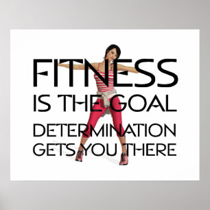 Póster Gol de fitness superior