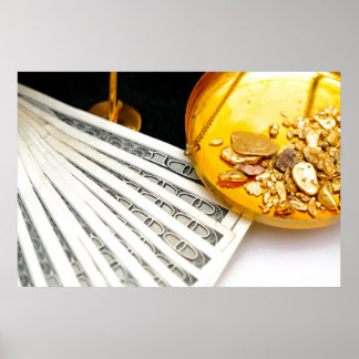 Póster Gold And Cash