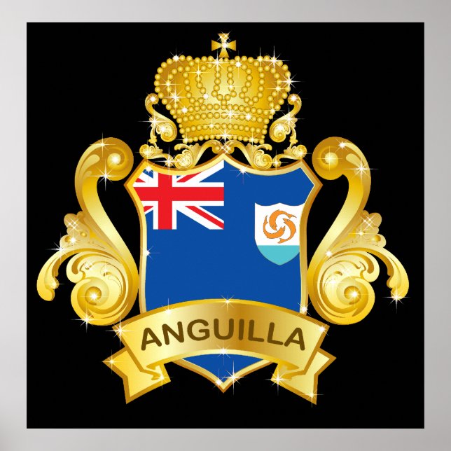 Póster Gold Anguilla (Frente)