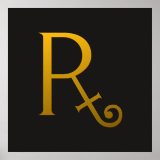 Póster Gold Elegance 17 Print