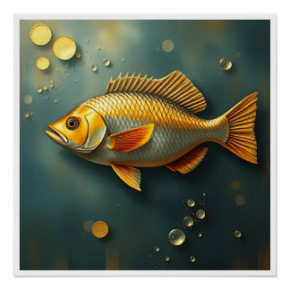 Póster gold flounders