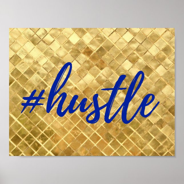 Póster Gold Foil Effect Hustle Poster (Frente)