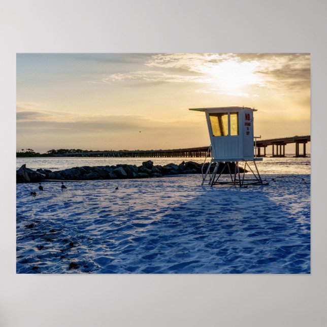 Póster Gold Hour Destin East Pass Poster (Frente)
