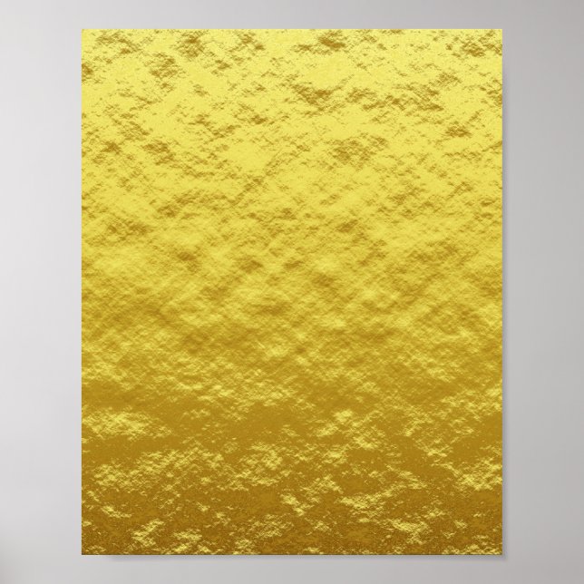 Póster Gold Texture Pattern (Luxurious Golden Glow) (Frente)