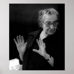 Póster Golda Meir, Primer Ministro israelí