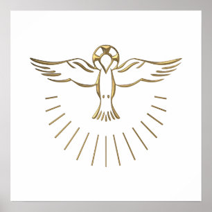Póster Golden "3-D" Ascent of The Holy Spirit