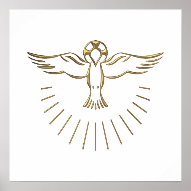 Póster Golden "3-D" Ascent of The Holy Spirit (Frente)