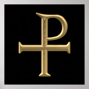 Póster Golden "3-D" Tau-Rho