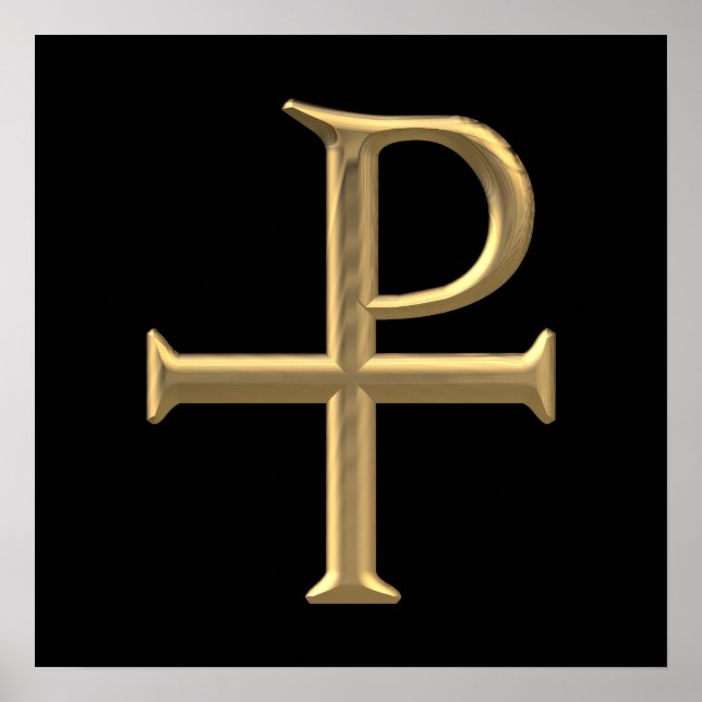 Póster Golden "3-D" Tau-Rho (Frente)