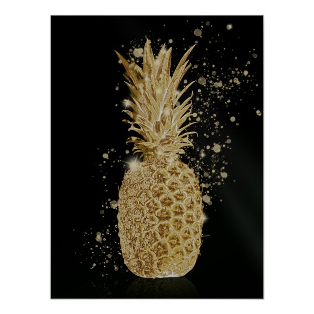 Póster Golden Ananas (Anverso)