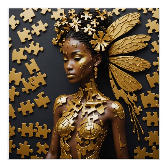Póster Golden Ascension (Anverso)