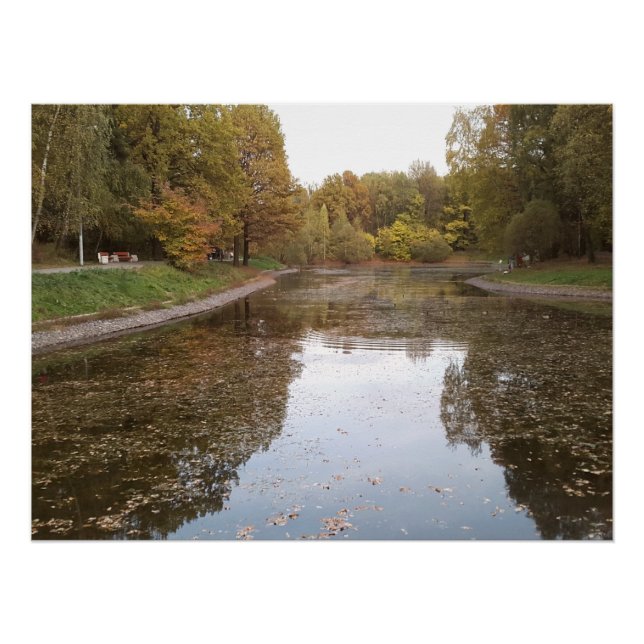 Póster Golden Autumn Lake Edition (Anverso)