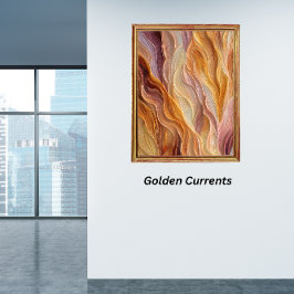 Póster Golden Currents 