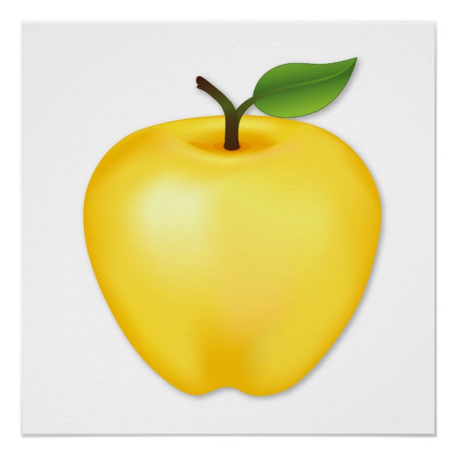 Póster Golden Delicious Apple (Anverso)