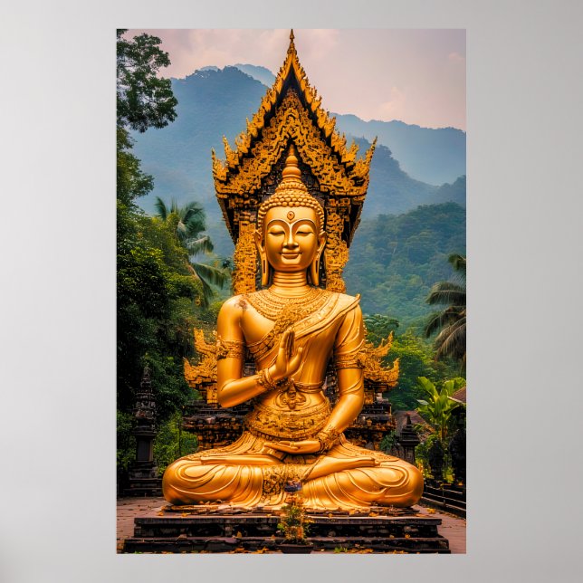 Póster Golden Dhamma in the Northern Hills (Frente)