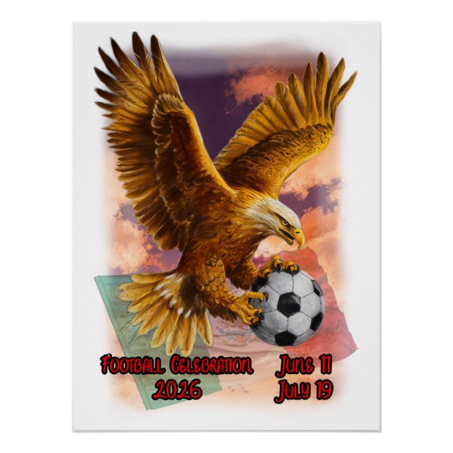 Póster Golden Eagle brings the Ball for the event 2026 on (Anverso)