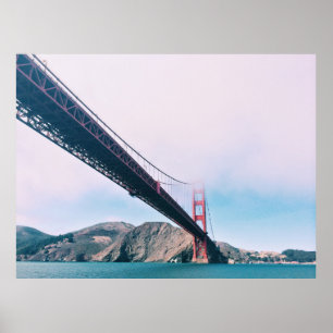 PÓSTER GOLDEN GATE BRIDGE CALIFORNIA