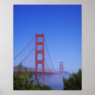 Póster Golden Gate Bridge, San Francisco, California,