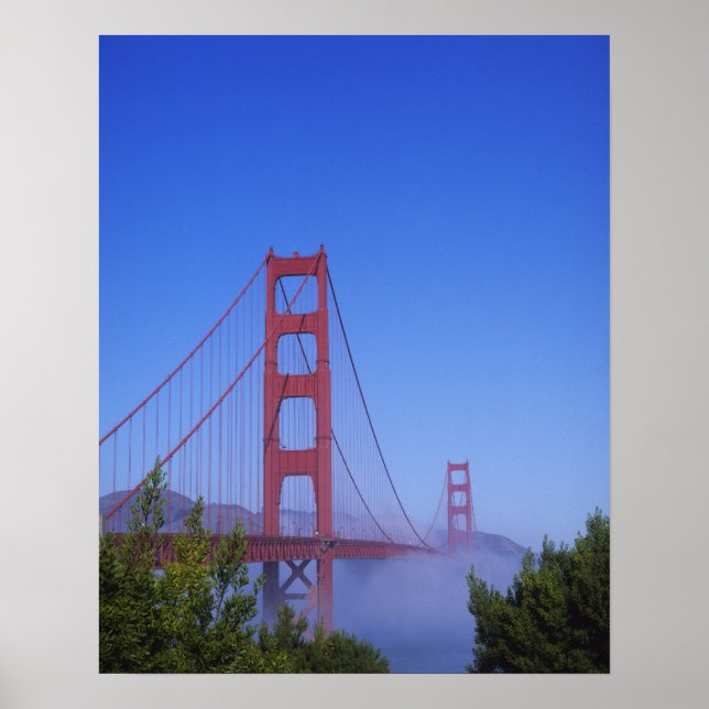 Póster Golden Gate Bridge, San Francisco, California, (Frente)