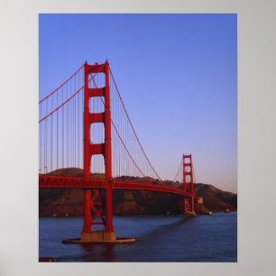 Póster Golden Gate Bridge, San Francisco, California, 2