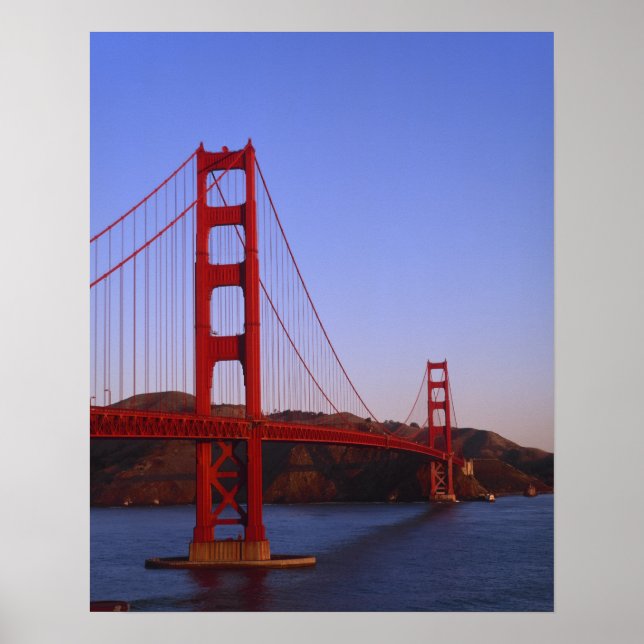 Póster Golden Gate Bridge, San Francisco, California, 2 (Frente)