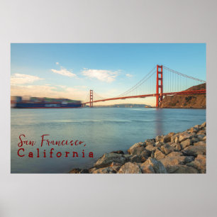 Póster Golden Gate Morning