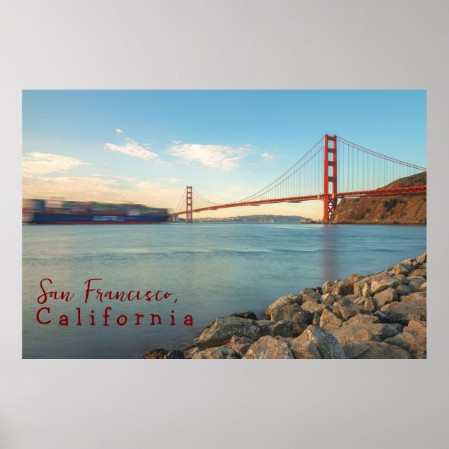 Póster Golden Gate Morning (Frente)