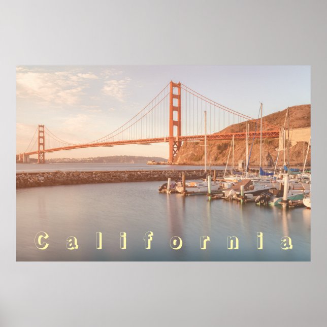 Póster Golden Gate Sunrise (Frente)