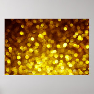 Póster golden glitter texture christmas abstract backgrou