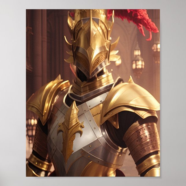 Póster Golden Knight (Frente)