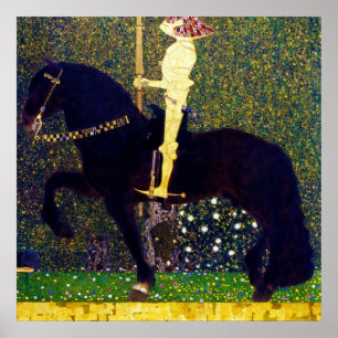 Póster Golden Knight, Gustav Klimt