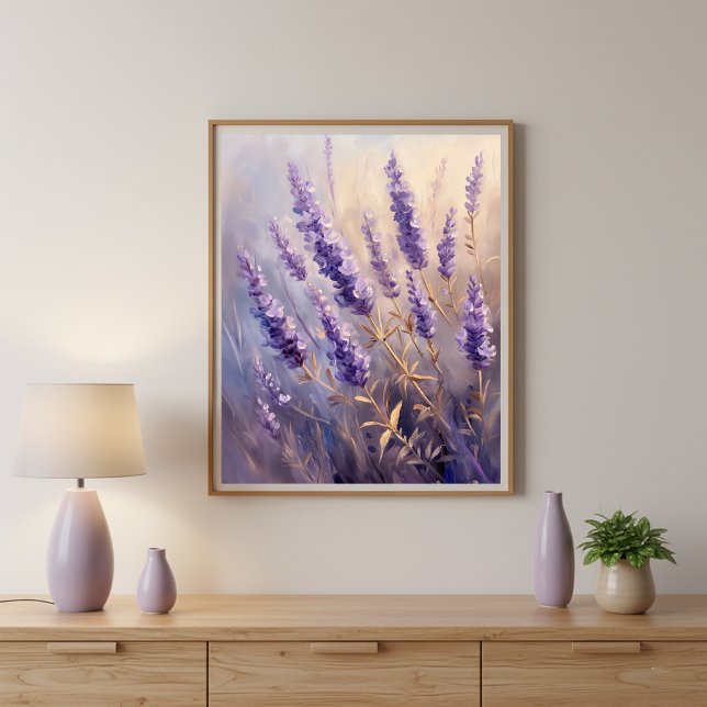 Póster Golden Lavender Wall Art Print | Vertical Poster (Subido por el creador)