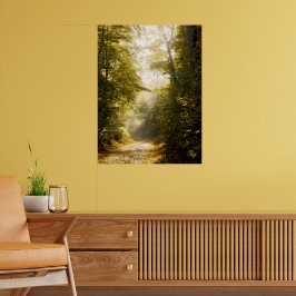 Póster Golden Morning park, Original Fine Art Photograph