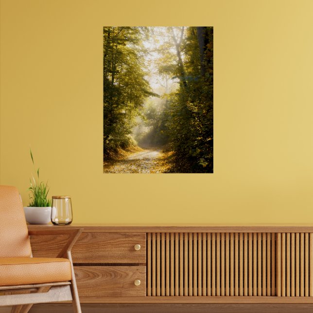 Póster Golden Morning park, Original Fine Art Photograph (Salón 2)