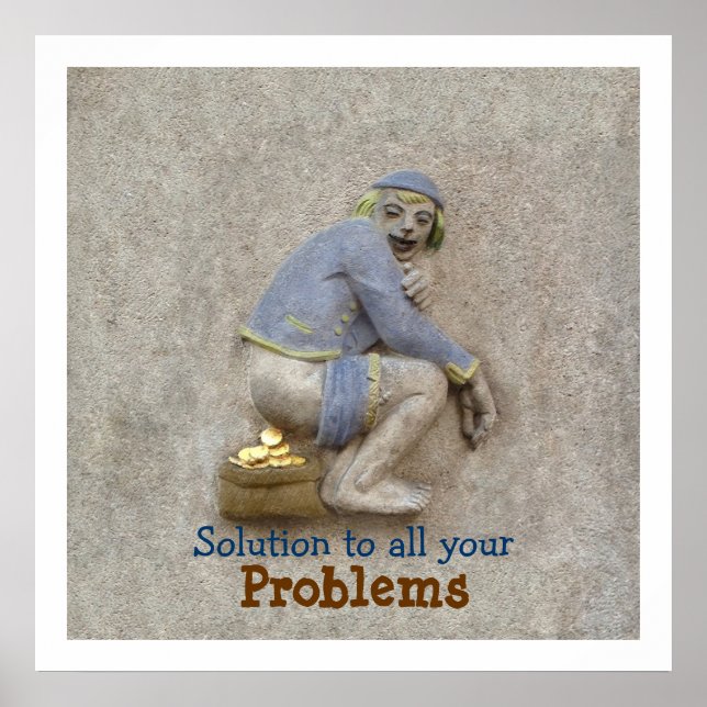 Póster Golden Poop ~ Poster 24X24 (Frente)