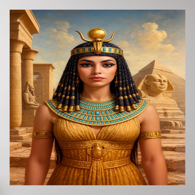 Póster Golden Queen of the Nile (Frente)