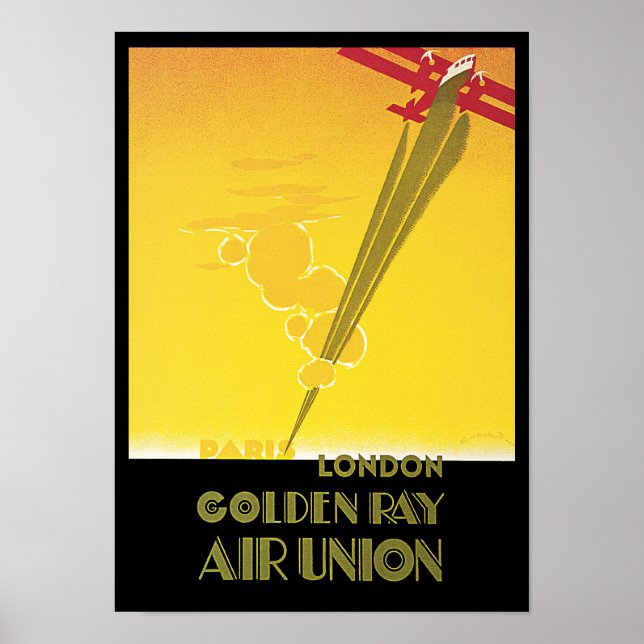 Póster Golden Ray Air Union (Frente)