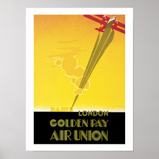 Póster Golden Ray ~ Unión Aérea