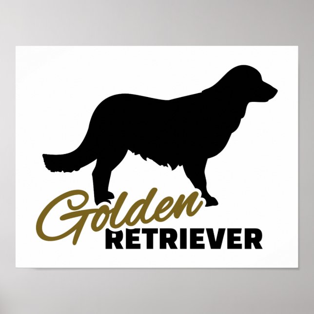 Póster Golden Retriever (Frente)
