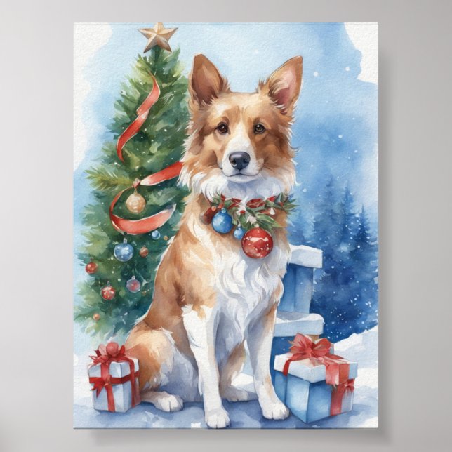 Póster Golden Retriever Glint: Una muestra de perros noir (Frente)